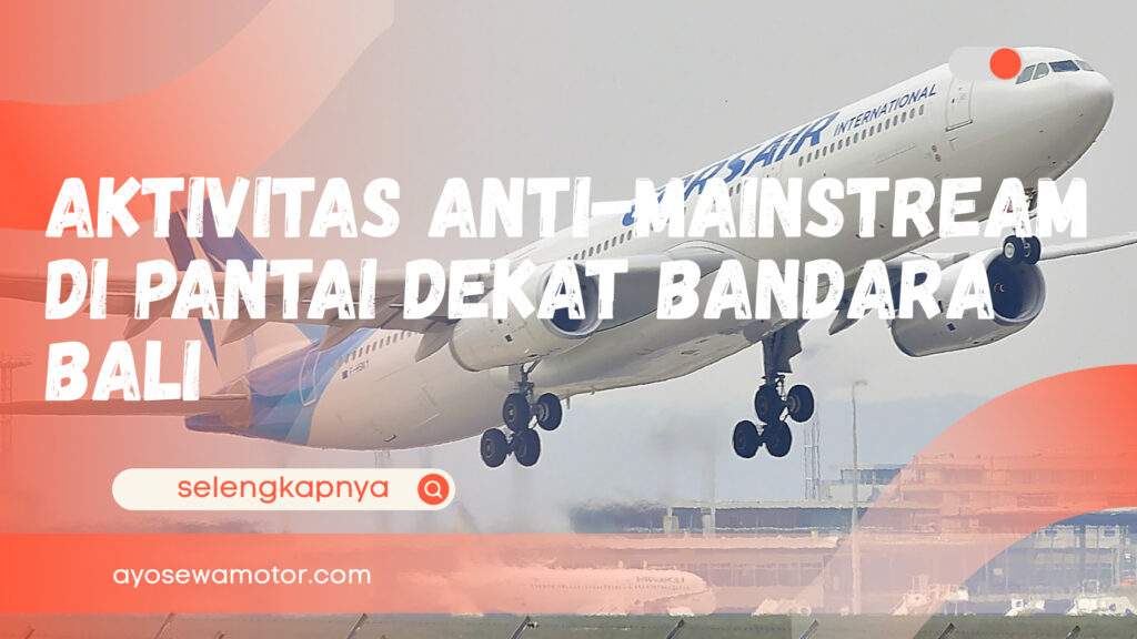 Ilustrasi pantai dekat bandara bali