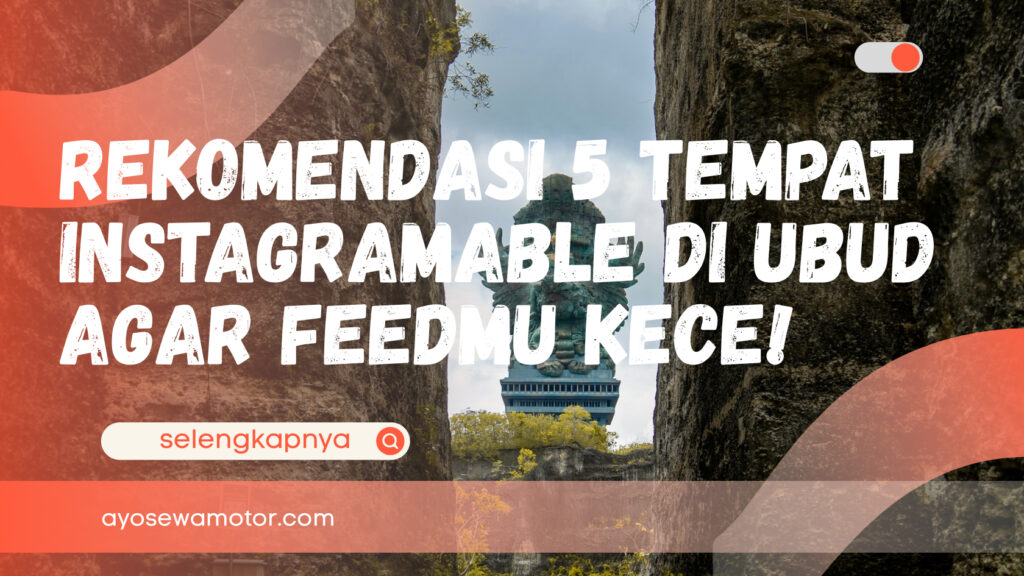 Ilustrasi tempat instagramable di ubud