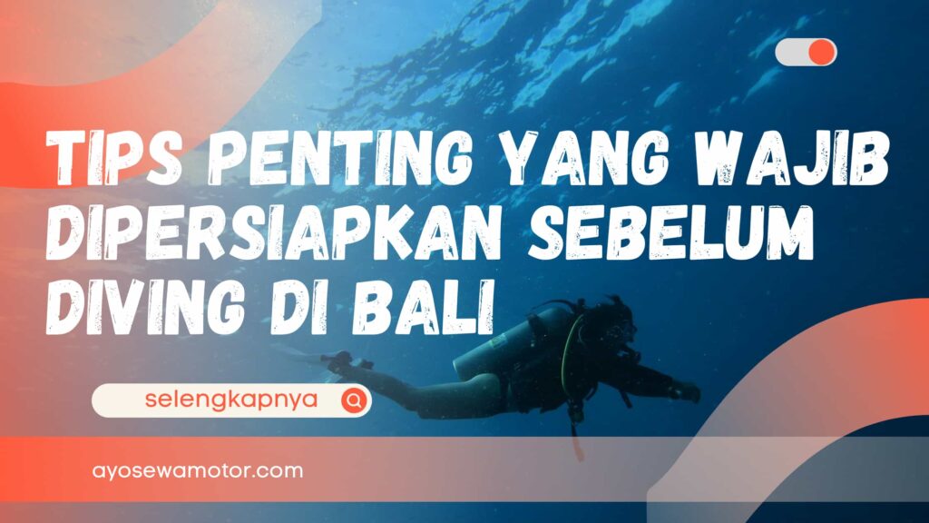 Ilustrasi diving di bali